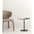 Side table with powder coated steel